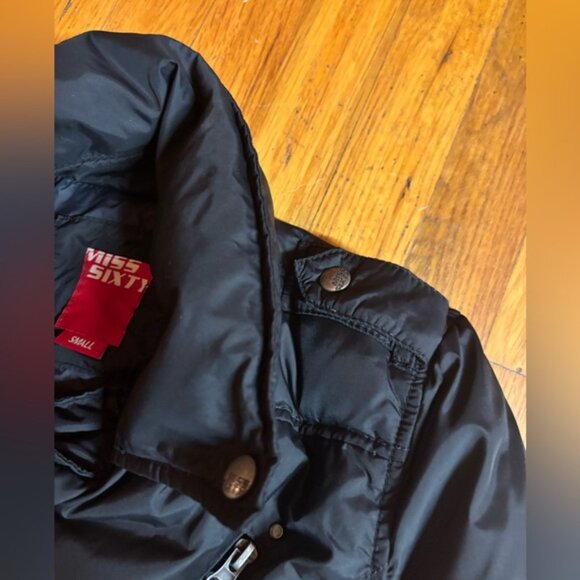 Vintage Miss Sixty black Bomber cut same as a perfecto - Picture 4 of 10